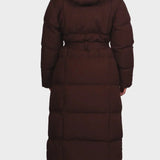 Evelin | Long Belted Puffer Jacket