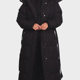 Evelin | Long Belted Puffer Jacket