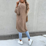 Women's Oversized Long Cardigan - Wide and Comfortable Knit