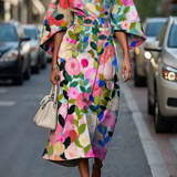 Moxlan | Elegant Floral Dress