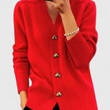Sirje | Elegant Knitted Cardigan with Buttons