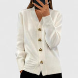 Sirje | Elegant Knitted Cardigan with Buttons