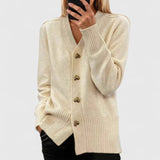 Sirje | Elegant Knitted Cardigan with Buttons