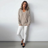 Women's loose-fit sweater - Soft and casual