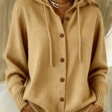 Bettina | Hooded Cardigan with Buttons