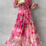 Lieke | Floral Design Wrap Dress