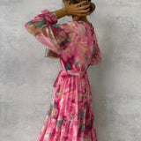 Hazel | Floral Print Wrap Dress