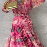 Hazel | Floral Print Wrap Dress