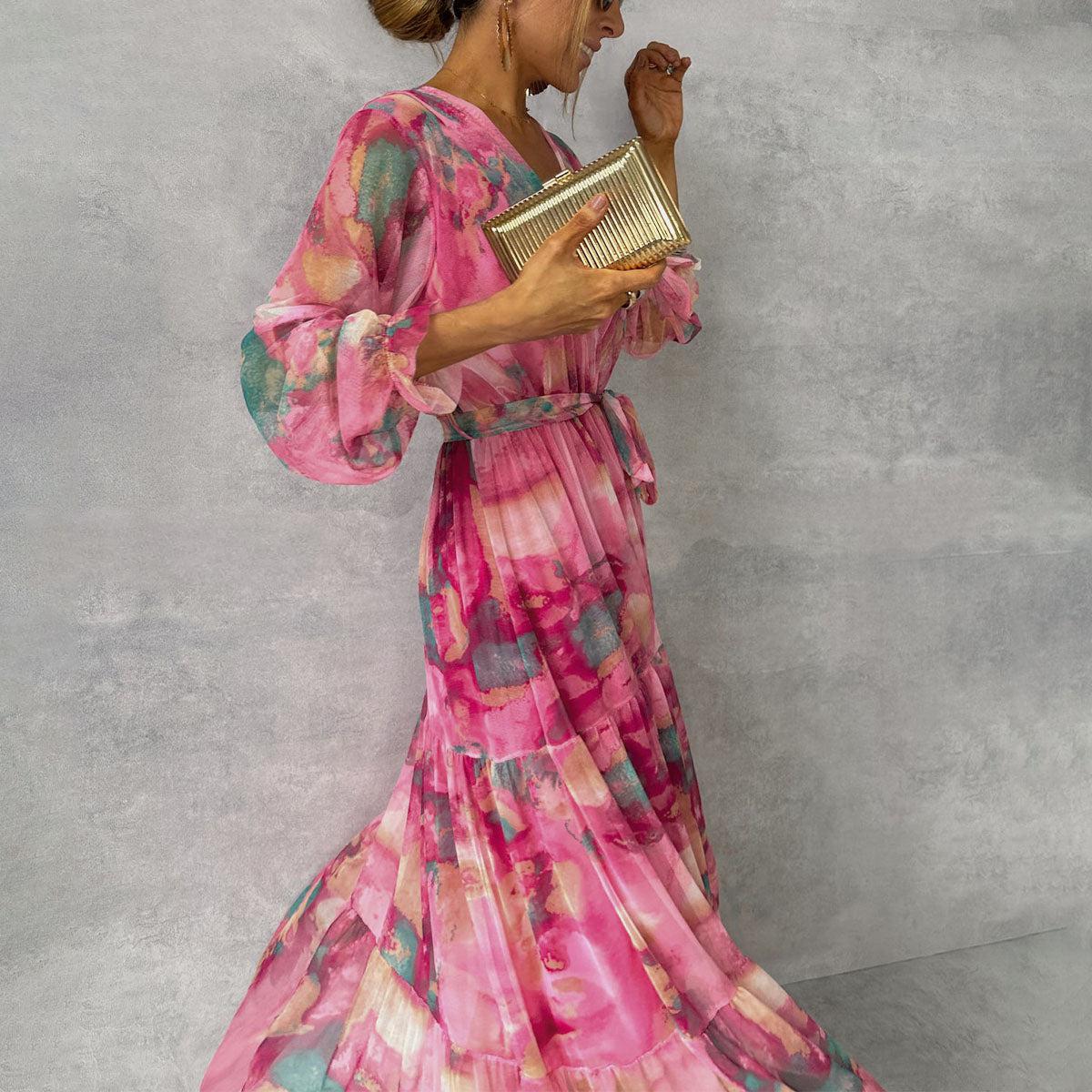 Hazel | Floral Print Wrap Dress