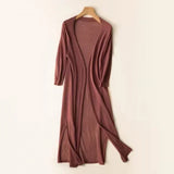 Long vest for women – Elegant light sweater for a stylish and airy look