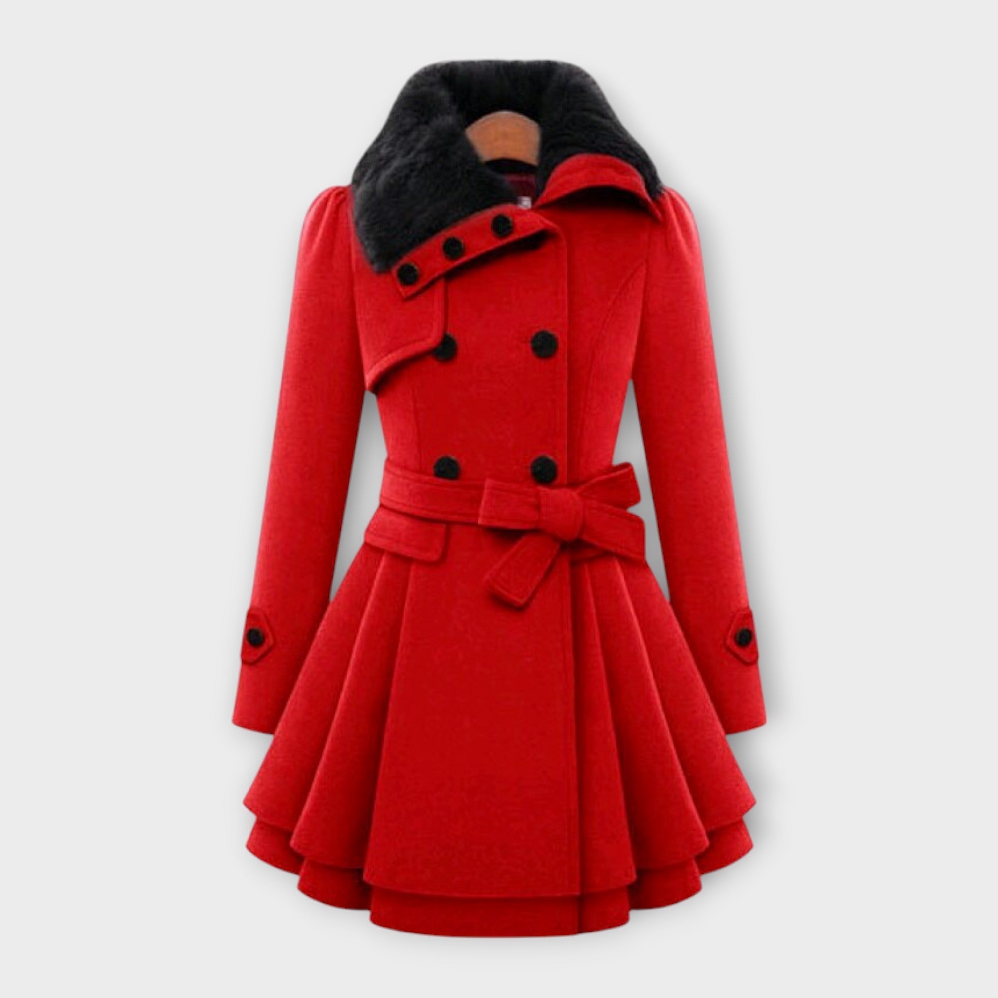 Ema | Elegant Faux Fur Coat