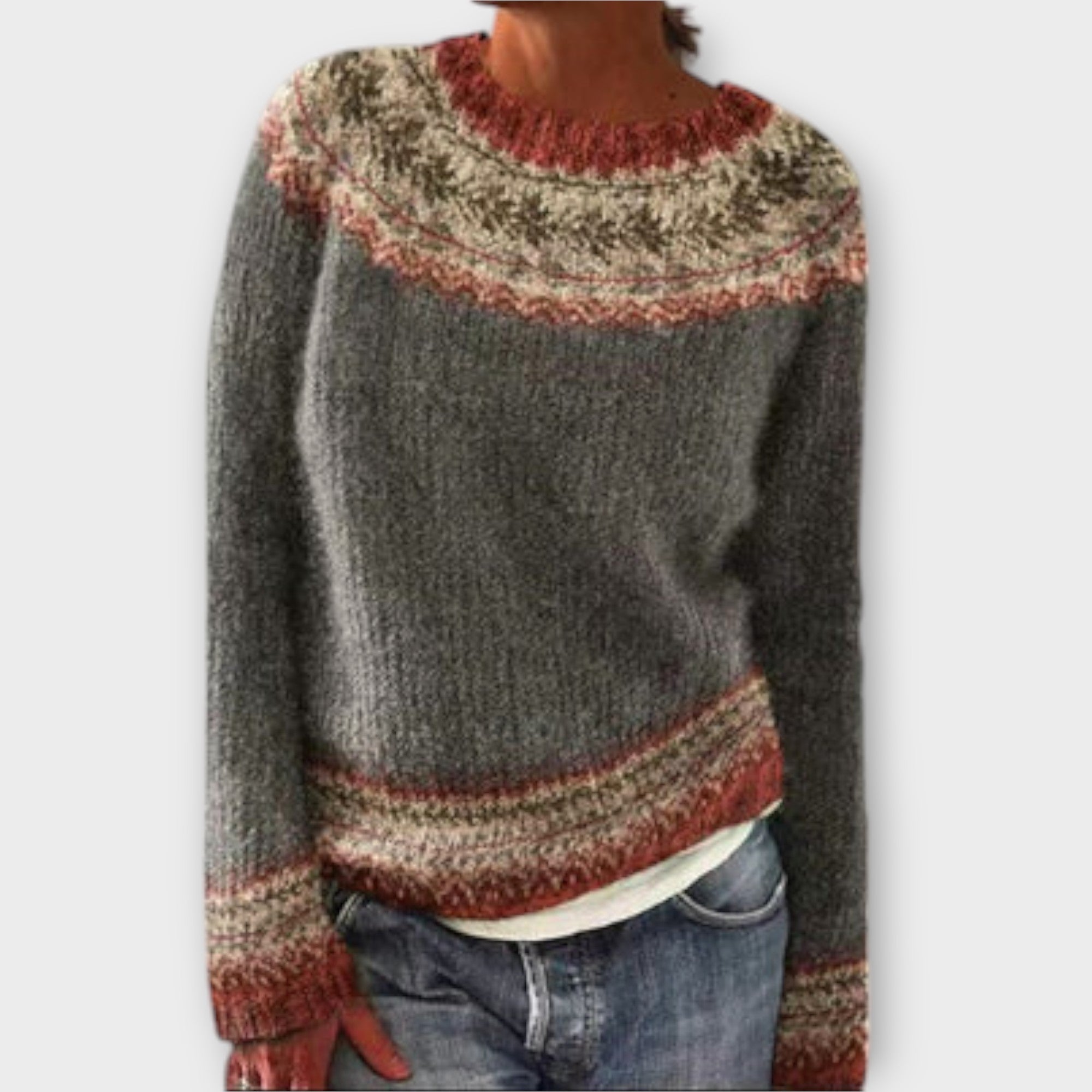 Suzu | Vintage Knitted Sweater for Women