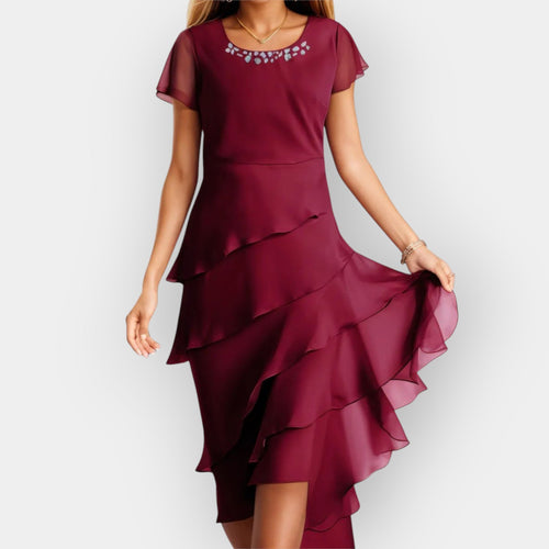 Adeele | Airy Chiffon Dress
