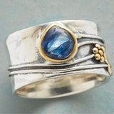 Vintage Blue Sapphire Ring