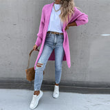 Women's Oversized Long Cardigan - Wide and Comfortable Knit