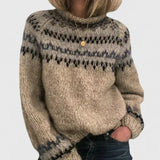 Sophisticated women's knit sweater - Chic and comfortable