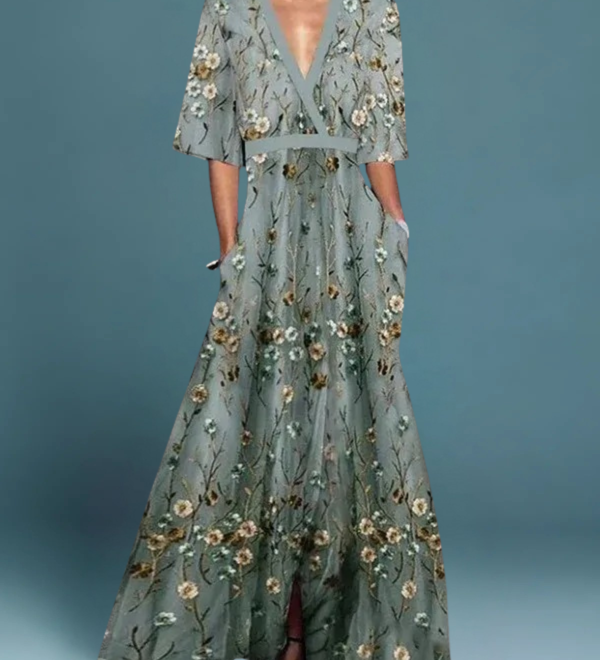 Roos | Classic Floral Dress