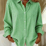 Ginevra | Striped Shirt with Buttons