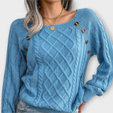 Malia | Knitted Sweater with Buttons