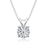 Exclusive Sterling Silver Necklace with Moissanite