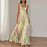 Oriah | Floral A-Line Maxi Dress