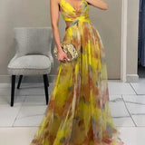 Giselle | Enchanting Maxi Dress with Floral Print