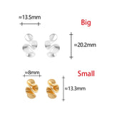 Silver and 18K Gold Flower Earrings