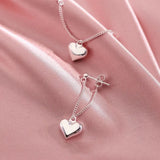 Vintage Geometric Heart Earrings
