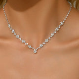 Elegant Wedding Necklace with Diamonds