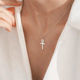 Gold Ankh Pendant Necklace
