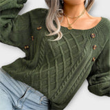 Malia | Knitted Sweater with Buttons