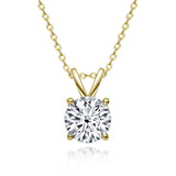 Exclusive Sterling Silver Necklace with Moissanite