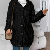 Women's Cable Knit Hooded Cardigan – Soft and Comfortable Long Sleeves