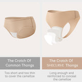 Seamless Camel Toe Cover Thongs (5 PACK)
