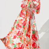 Celine | Women's Dress with Floral Pattern