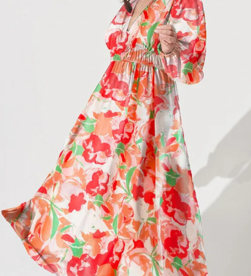 Celine | Women's Dress with Floral Pattern