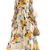 Celine | Women's Dress with Floral Pattern