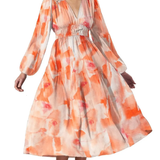 Celine | Women's Dress with Floral Pattern