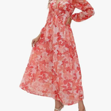 Celine | Women's Dress with Floral Pattern