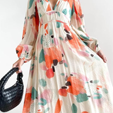 Celine | Women's Dress with Floral Pattern