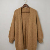 Oversized women's knit cardigan - Soft and relaxed