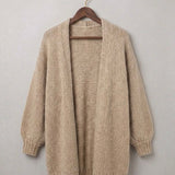 Oversized women's knit cardigan - Soft and relaxed