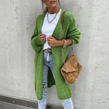 Long Casual Knit Gilet for Women