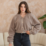 Women's Soft Lambswool Knitted Cardigan