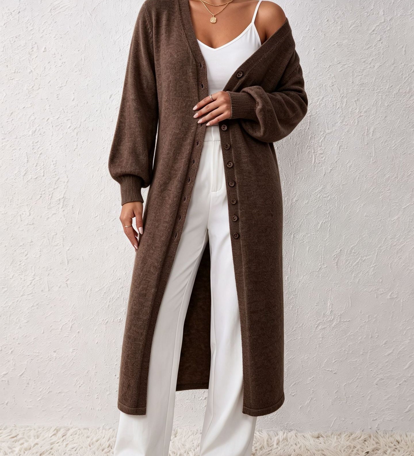 Women's Knitted Cardigan – Elegant, Warm, and Refined Style for Every Day