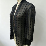 Autumn Women's Cardigan with Pom Poms - Lightweight and Breathable