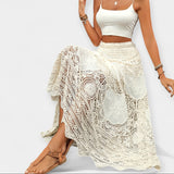 Samira | Midi lace skirt