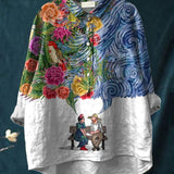 Aveline | Artistic Garden Dream Women's Everyday Blouse
