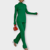 Lina | Knitted Set with Mood Line