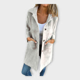 Kristiina | Elegant wool coat with closure